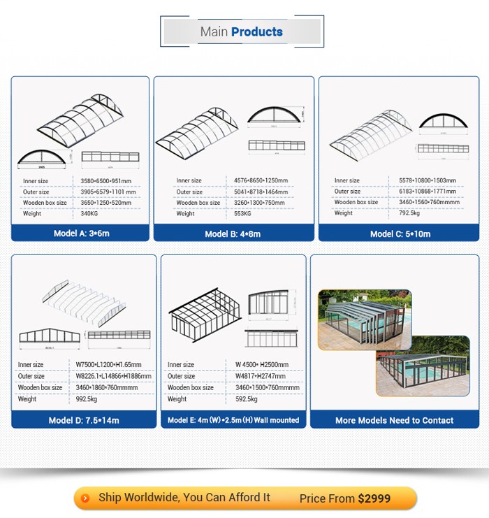 Outdoor Swimming Pool Tent