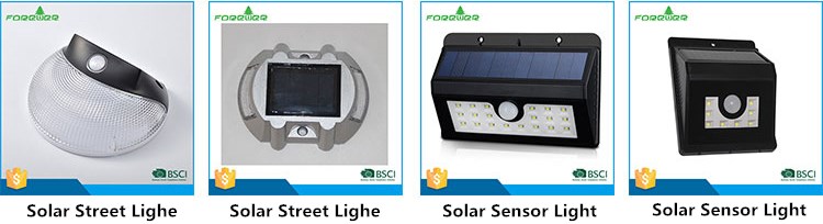 Four Models Wall Mounted Led Solar Pir Motion Activated Security Light Solar lights outdoor garden