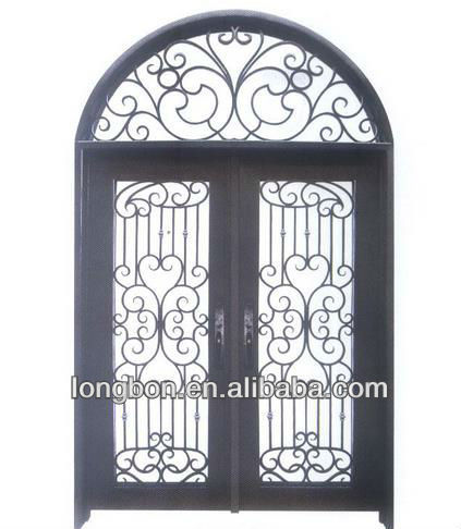 Iron fancy galvanized security entrance gates