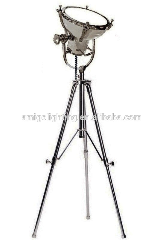 unique vintage industrial led floor lamp IF50 black