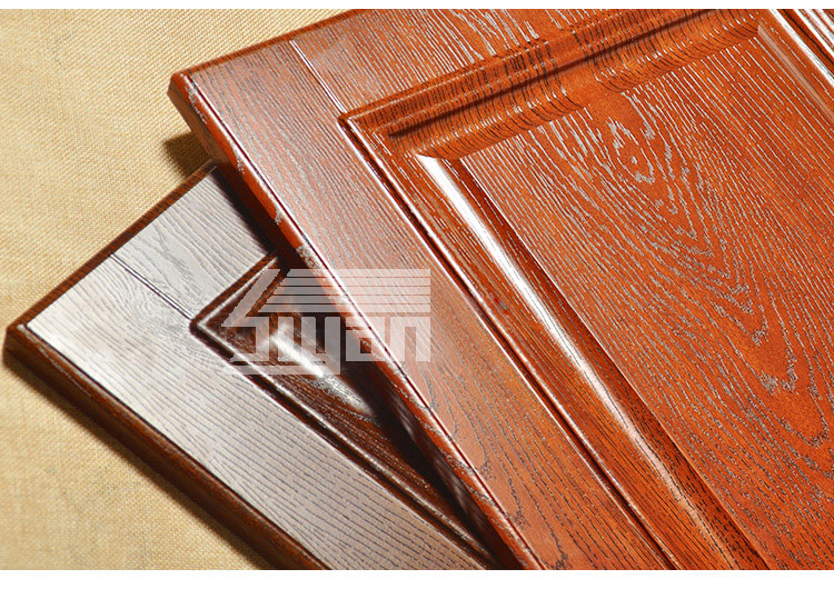 Chinese wood grain waterproof wooden antique cabinet door