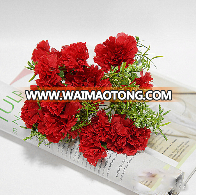 Best selling 20 heads artificial carnation for Mother's day