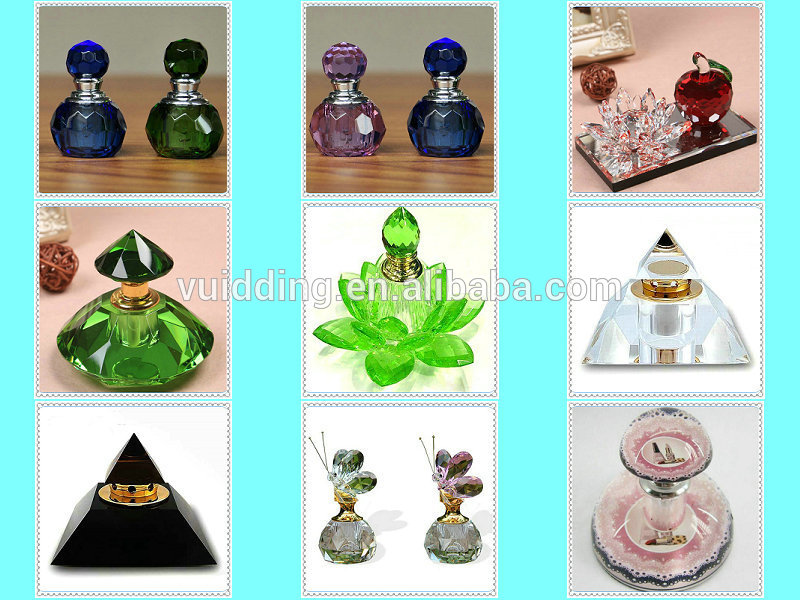 Blank Diamond Ball Perfume Bottle For Anniversary Souvenir