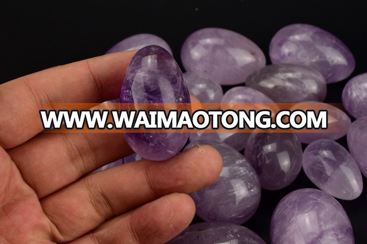 wholesale natural crystal amethyst eggs for sale