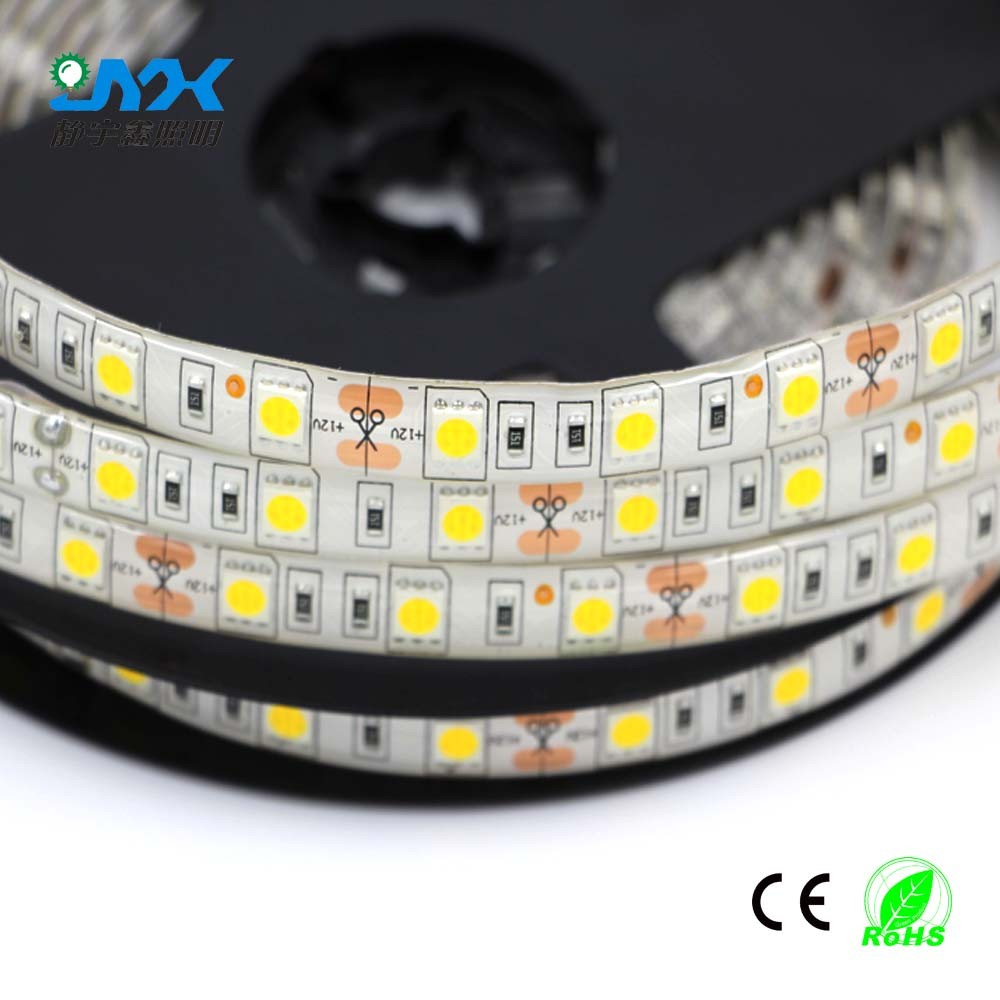 Ultra Bright 12V Flexible Light Strip Warm White 300 Units 5050 LEDs Waterproof LED Tape Light