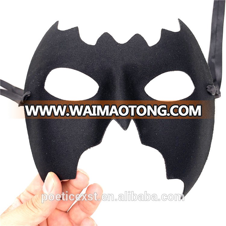 PoeticExst Hot Sale Halloween Bat Mask Black Bachelor Party Gay Masks