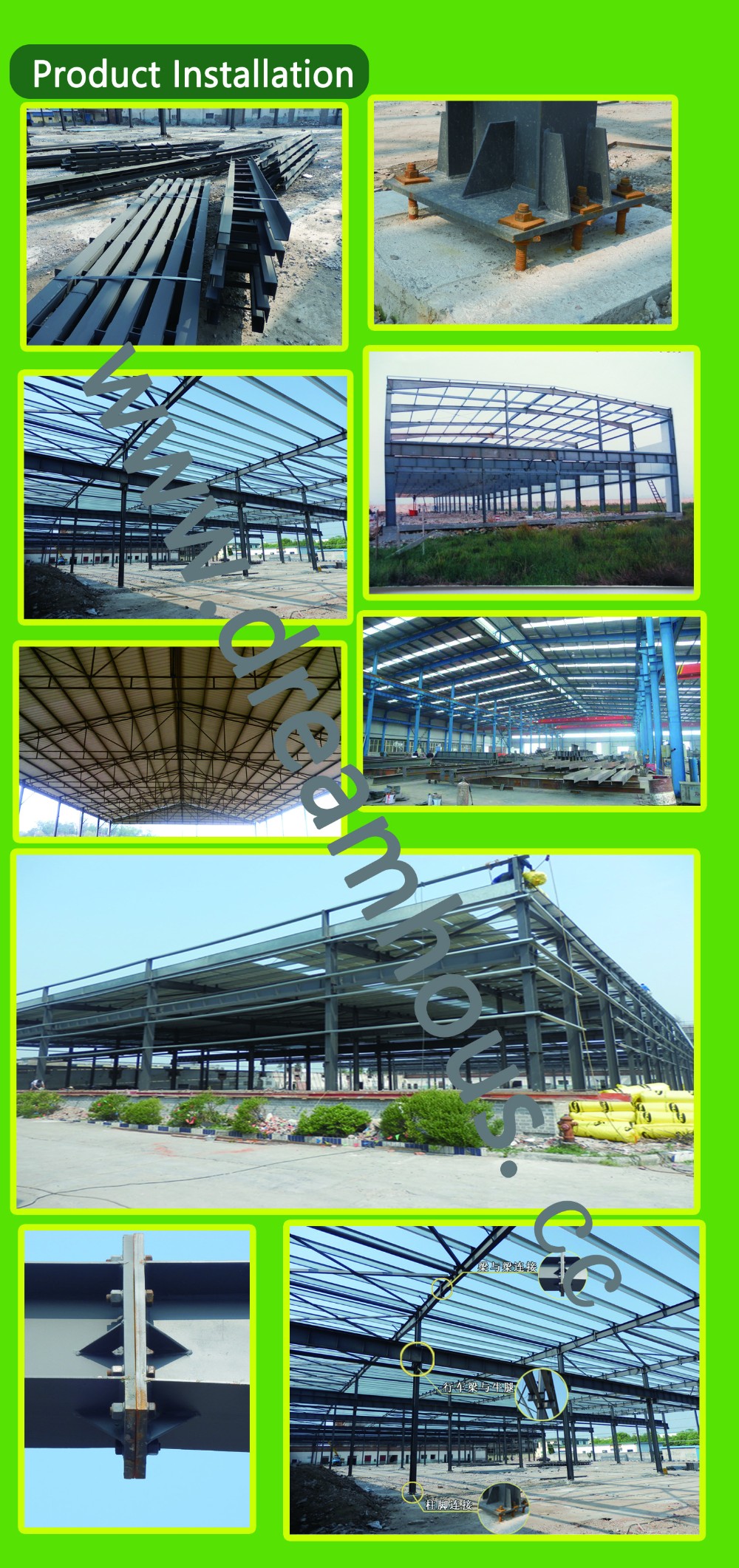 steel structure warehouse drawings/design steel factory/steel garage