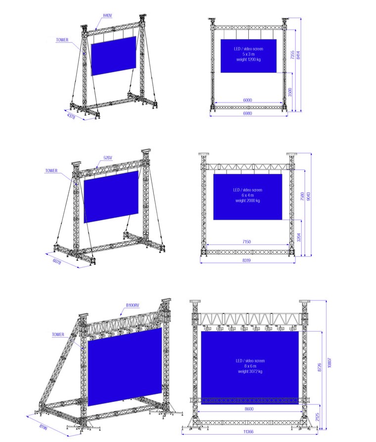 Bravo Stage Background Truss