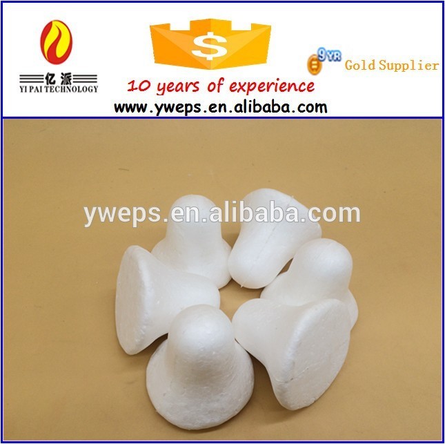 Mini styrofoam christmas bell for decoration/Foam bell for sale