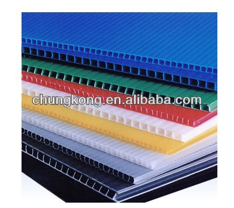 1000*2000*4mm PP Hollow Sheet board high quality  plastic corrugated sheet