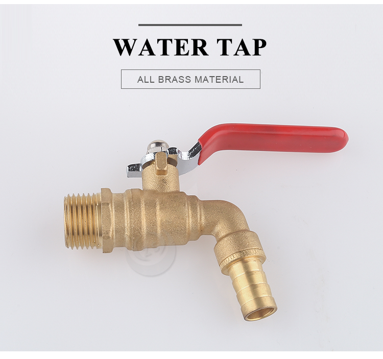 Cheap wholesale small switch 1/2 inch outdoor faucet water tap bibcock brass cock valve