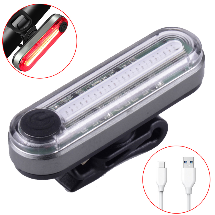 NHKJ Mountain Safety Warning Usb Bicycle Light Mini Led Usb Rechargeable Bike Tail Light