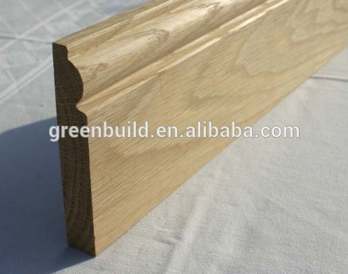 cheap price solid wood skirting design