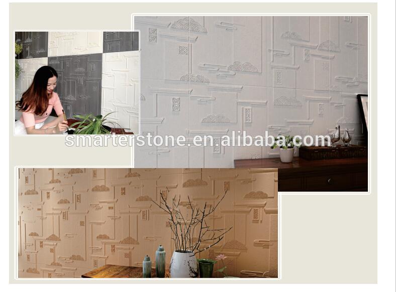 3D Foam Wall Paper Chinese Style Wall Coating