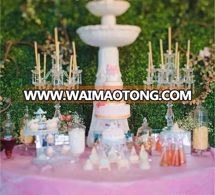 new year table decoration crystal floor glass candleabra for luxury wedding centerpieces