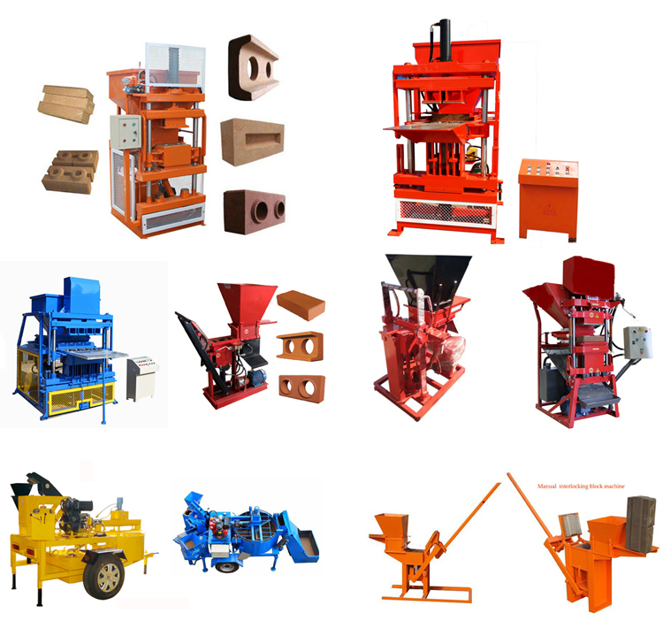 Concrete hollow block production line cement hollow brick production plant