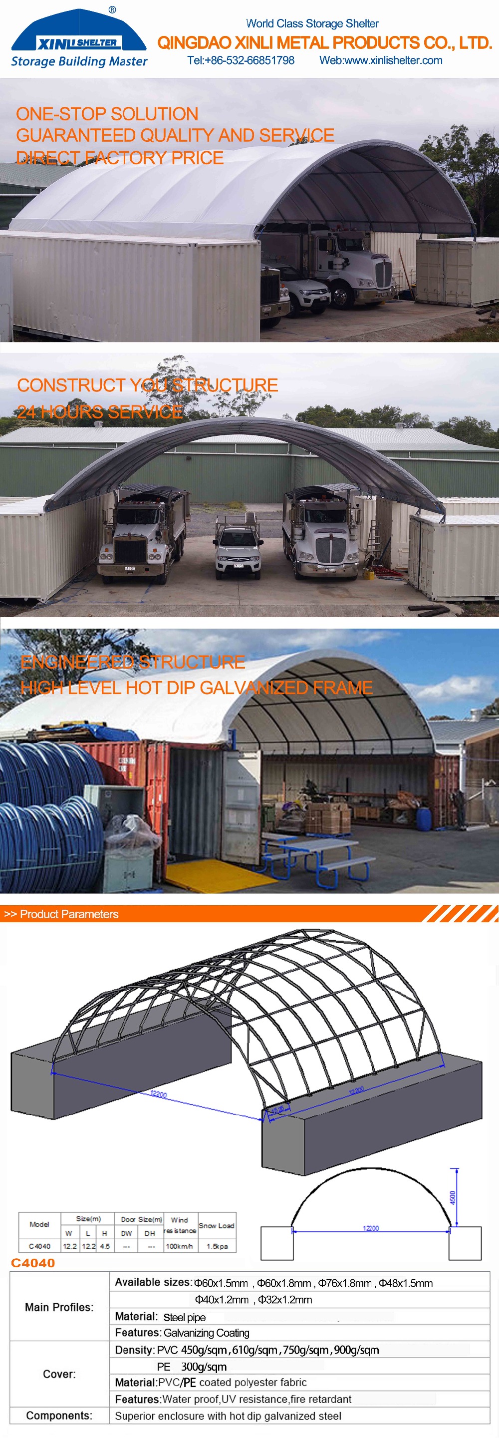 12mx12m Round Roof Steel Shipping Container Tent