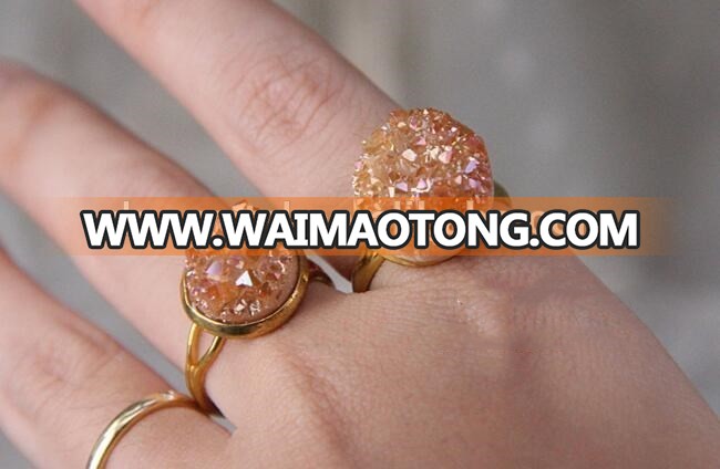 Wholesale chinese domed titanium auar antique rings