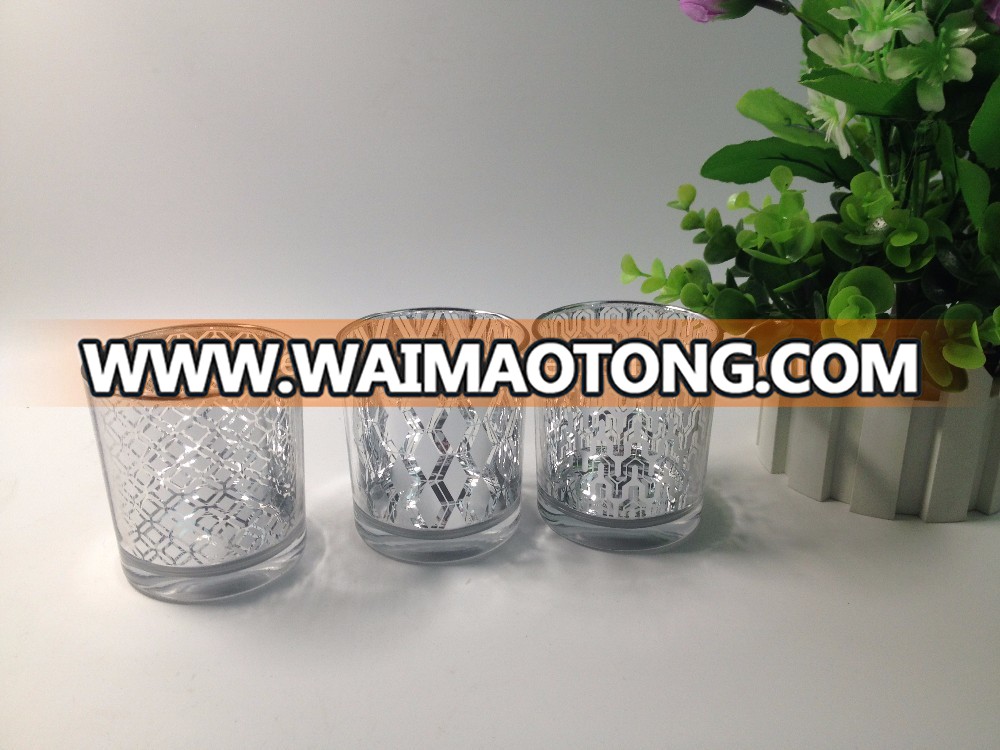 Colored mercury glass votive wholesale and new products silver votive for candle making