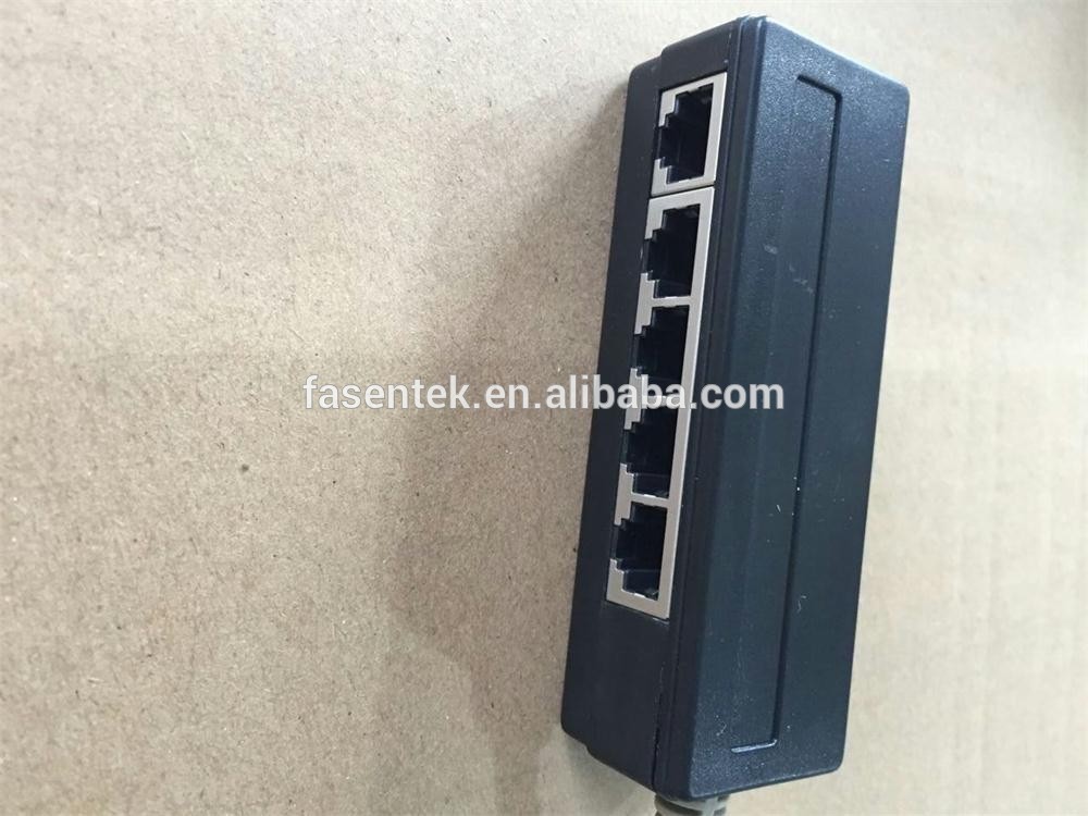 RJ45 Shielded Network Cable Splitter Customized Wiring Connecton is Welcomed