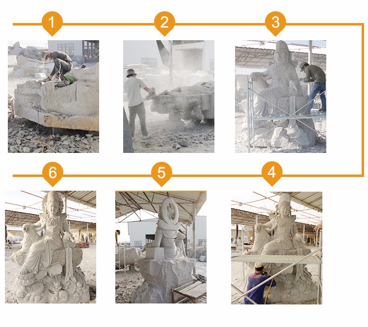 High Quality White Marble European Figures Stone Carving