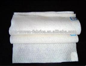 400gsm staple needle-punched 100 polyester non woven fabric / non woven geotextile fabric/polyethylene fabric non woven