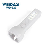 rechargeable led torch solar powered flashlight for wholesale