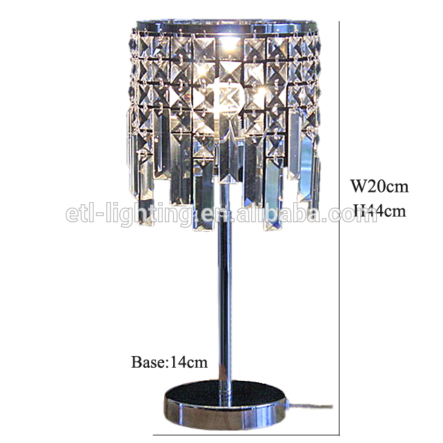 Nordic style unique drop crystal chandelier table desk lights for villa bedroom declor ETL32037