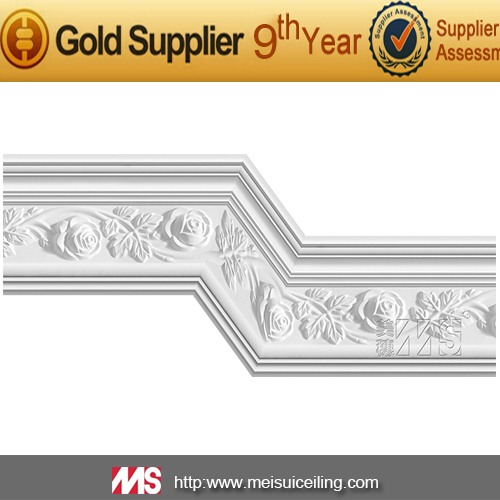 Meisui Interior decoration Wintersweet gypsum cornice, plaster cornice, cornice