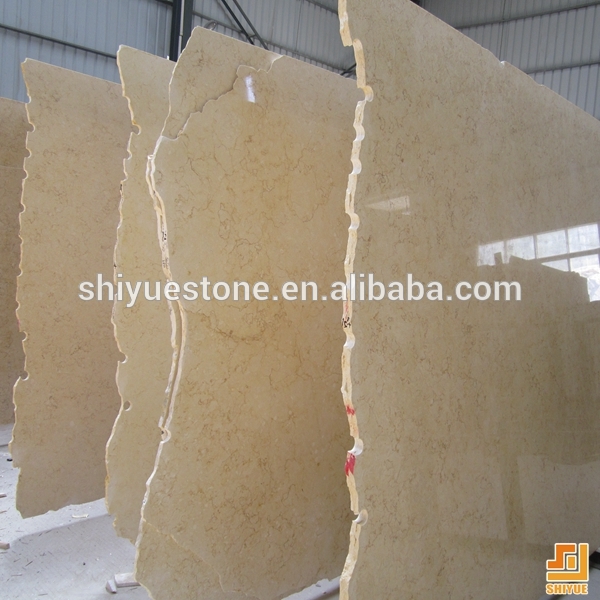 Hot Selling cream sunny Beige natural stone tavera beige marble slabs