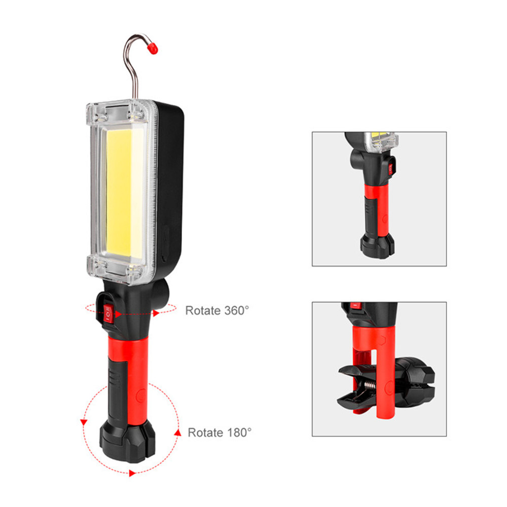 Hook clip torch light portable spotlight Magnetic work light