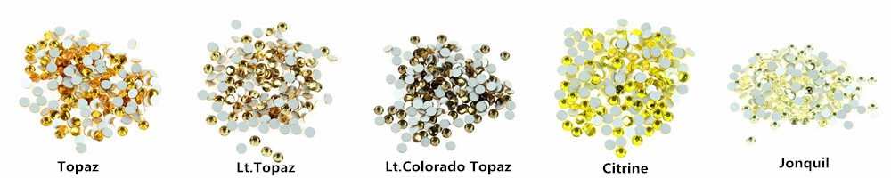 SS30-SS40 clear cheap rhinestone non hot fix flatback glass rhinestones diamond non hot fix flatback