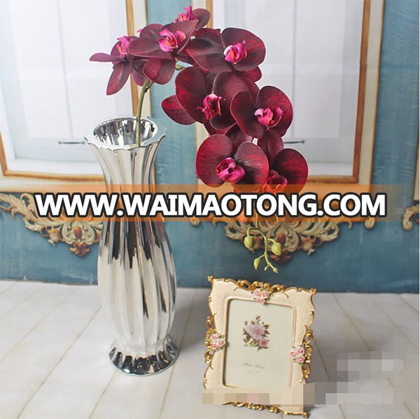 Wholesale 9 heads artificial phalaenopsis flower