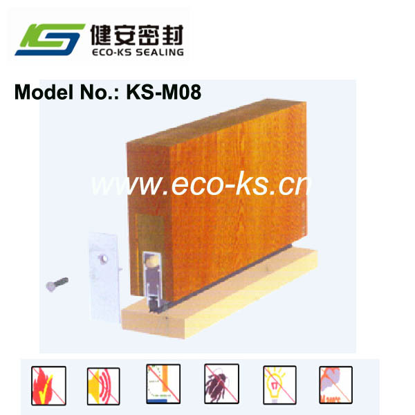 Aluminium Automatic Drop Down Door Bottom Seal Anti-insect