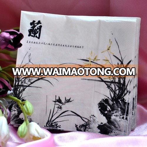 Napkins Printed Paper Napkin Paper Serviette