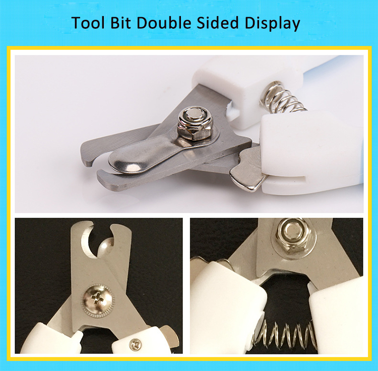 Wholesale high quality safe stainless steel scissors trimmer grooming clippers pet nail cutters for cat dog