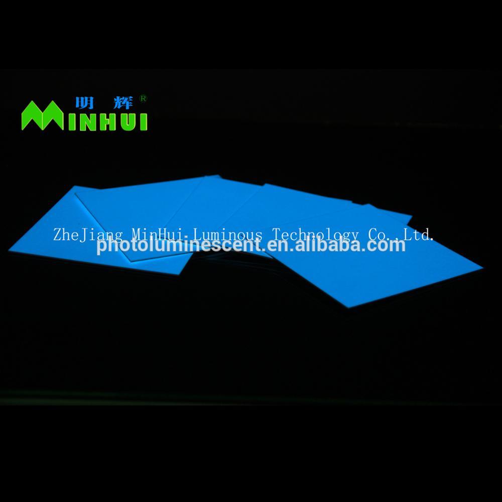 Glow In The Dark Sheet With Blue-green Color