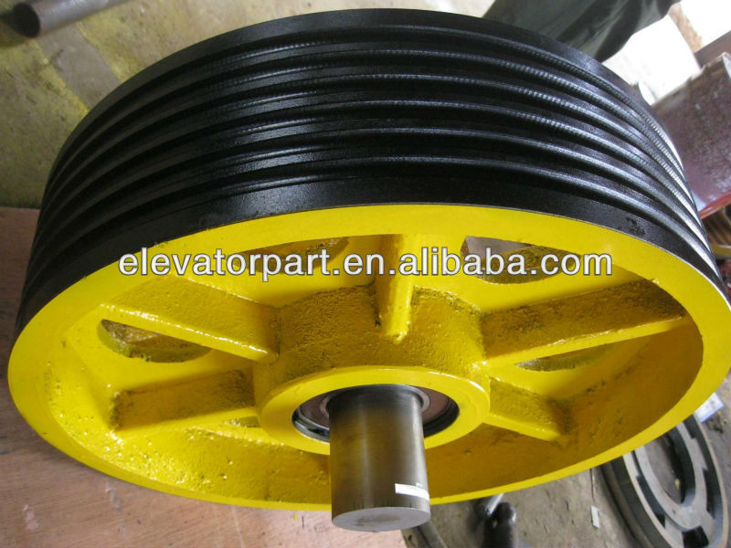 MITSUBISHI Elevator Traction Wheel 620*12*6/OEM Surface polishing elevator security accessories Traction Wheel/, elevator wheel