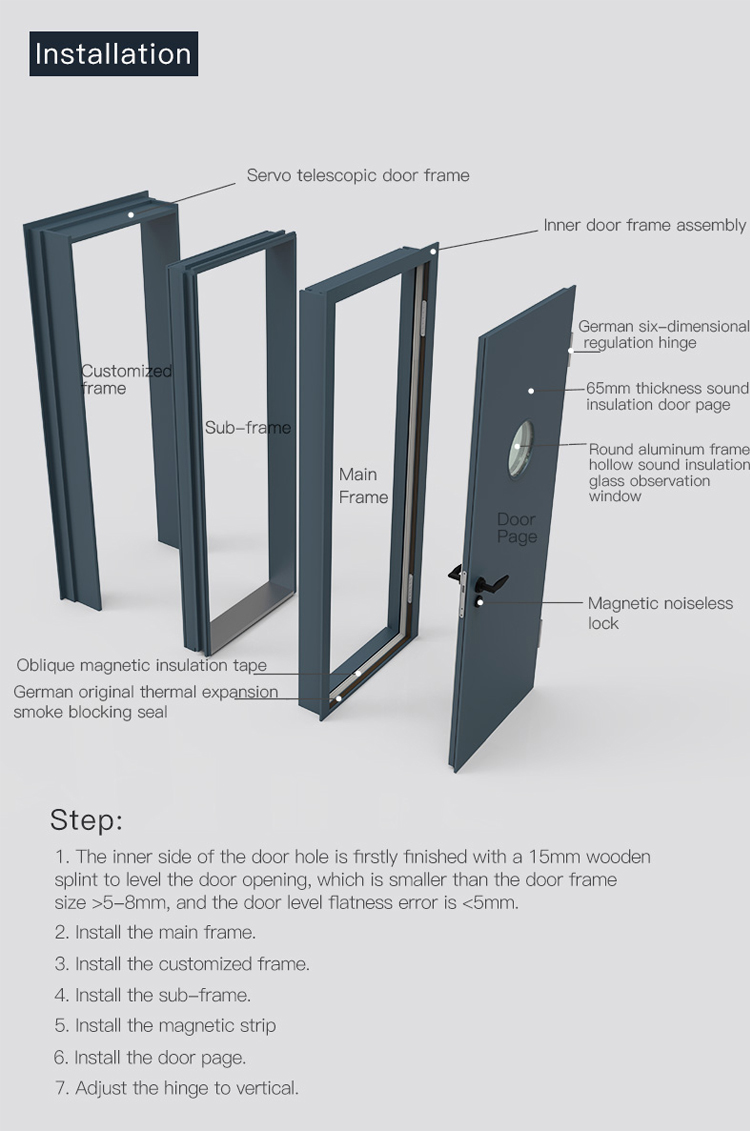 Soundbox recording studio ktv fire retardant professional soundproof Silent door