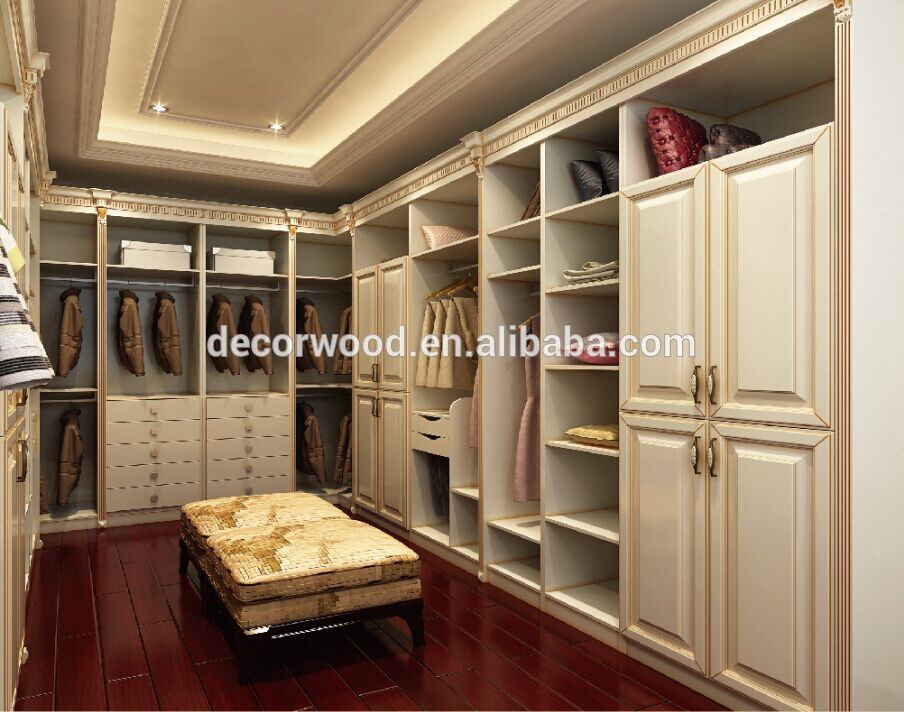 cheap bedroom white wooden walk in armoire wardrobe