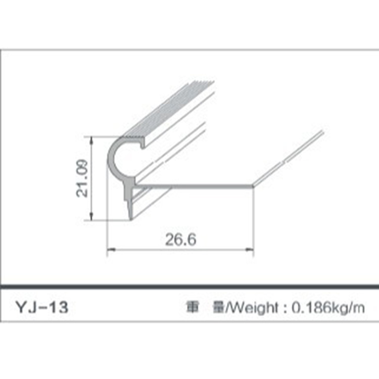 Aluminum Decorative Tile Trim Corner Protector Strip