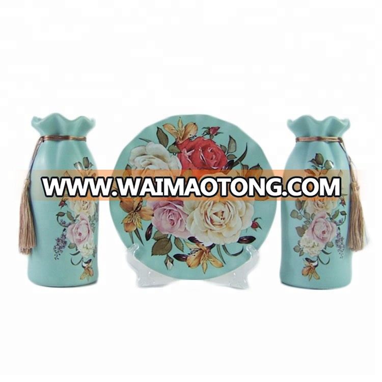 Good quality decorative custom ceramic porcelain vases wholesale