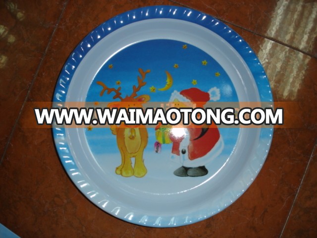 2014 new Christmas Xmas X-mas design plate