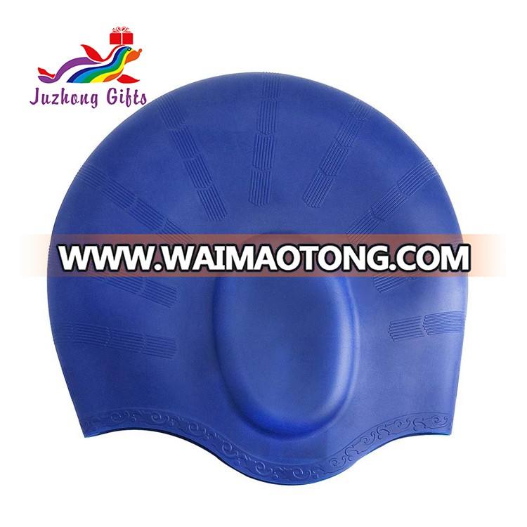 Silicone swimming caps with ear cover keep water away from your ears