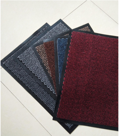 Waterproof non-slip PVC backing cut pile tufted door mat