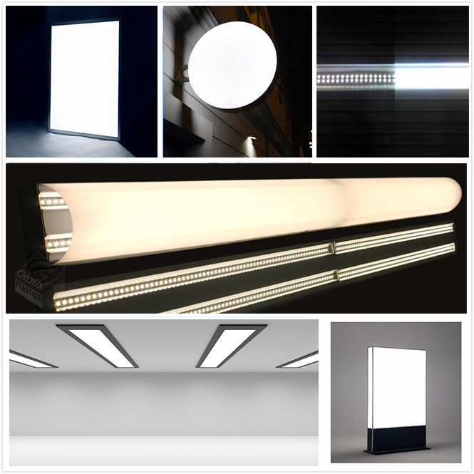 2mm PC diffuser sheet for LED TV Display Polycarbonate diffuser sheet