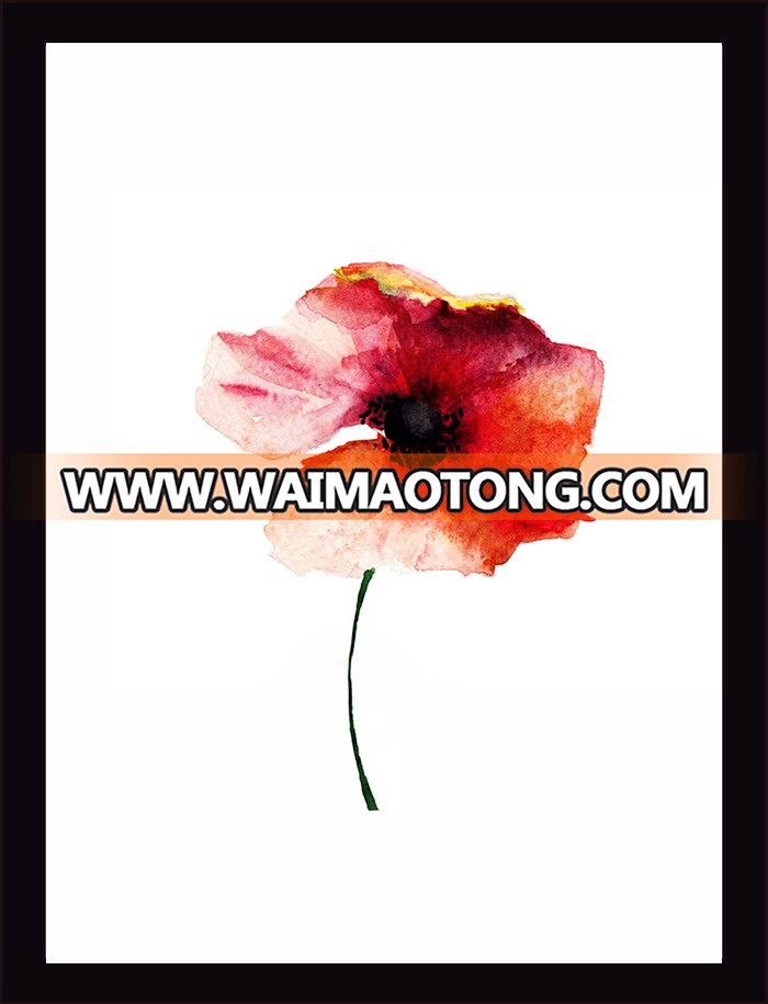 China made low price unframed canvas print color flowers picture for wholesale custom