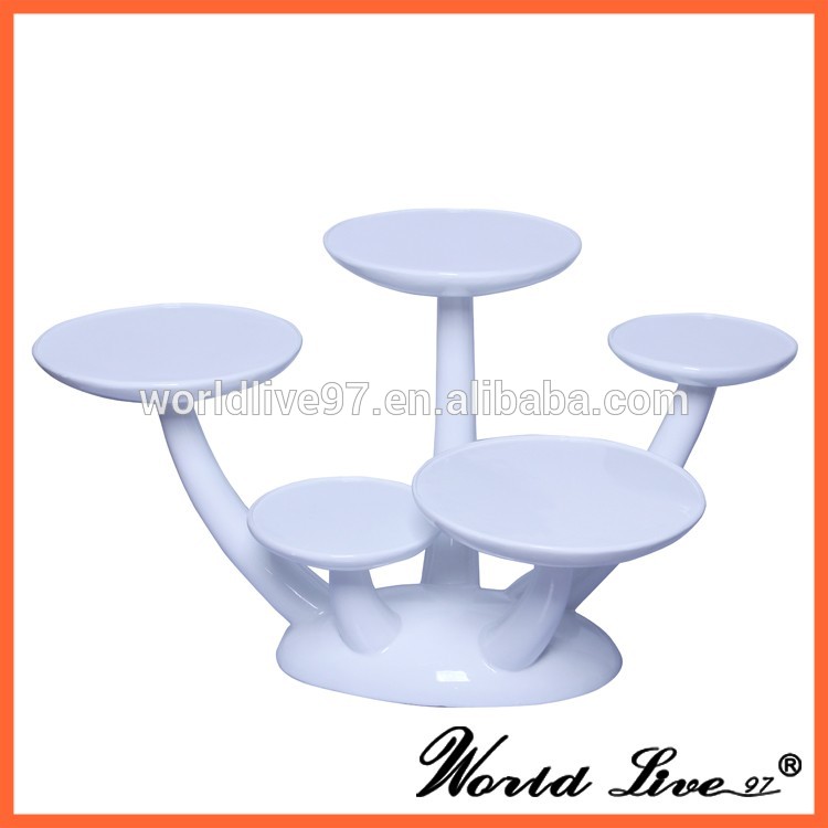 latest resin 5 plates display stand for decoration