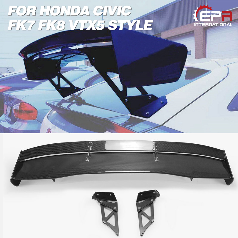 for Honda Civic FK7 FK8 VTX Style Rear GT Spoiler