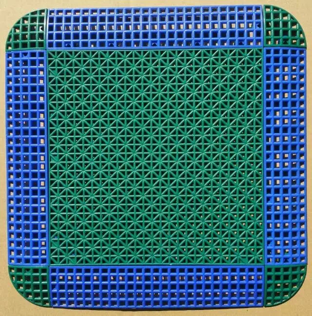 pp outdoor interlocking plastic floor tile for basketball court